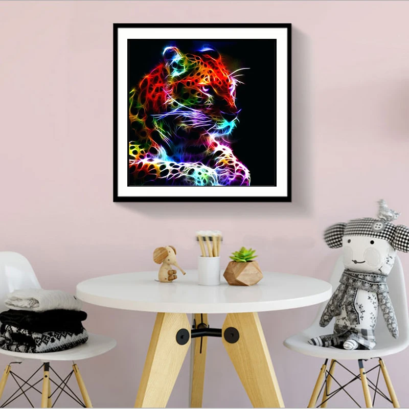 DIY Алмазная картина вышивка крестиком животные Лев тигр алмазная крутая