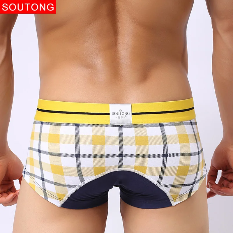 Soutong 3 шт./лот Мужское нижнее белье хлопок боксеры Cueca Calzoncillos Hombre мужские шорты |
