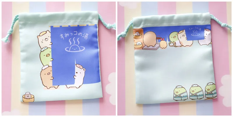 Милый мультфильм Sumikko urashi игрушки Аксессуары Sumikko куклы милые сумки школьные офисные поставки для девочек Подарки