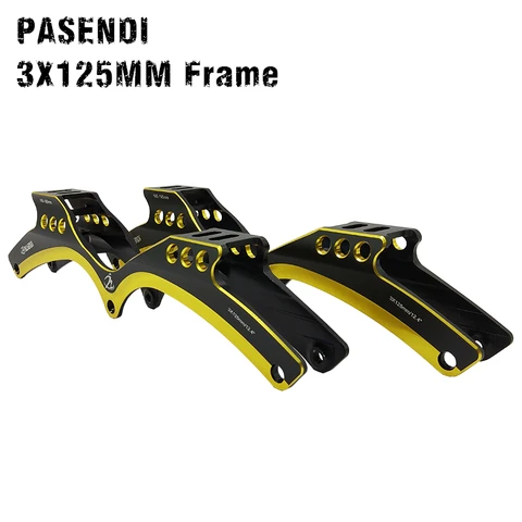 PASENDI 3 фоторамки Встроенная рама для скоростного конька Черная Пластина для удержания скоростного конька Встроенная шасси скейта большая 125 мм