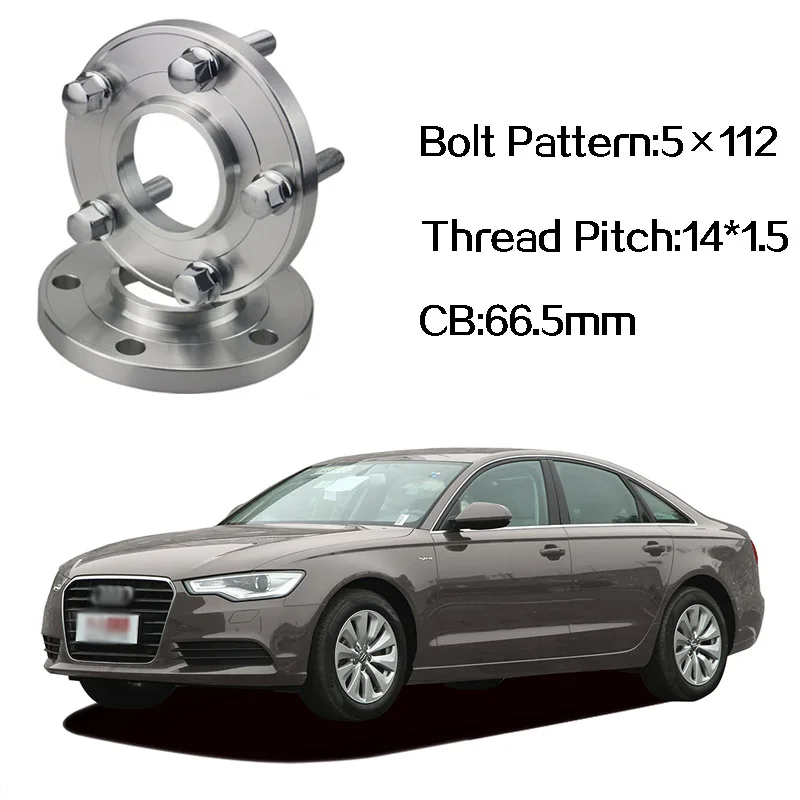 2 шт. 5x112 66.5CB распорные втулки M14 * 1 5 болты для Audi A6 C7 A4 B8 Q5 Q7 A5 A7 A8|bolts for wheels|bolt audibolt