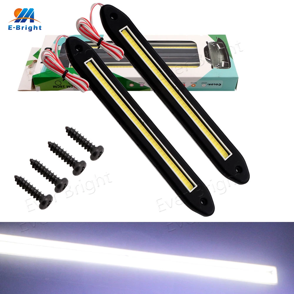 YM E Bright 6X(3 пары) 80 SMD COB Белый Автомобиль DRL дневные ходовые Противотуманные фары