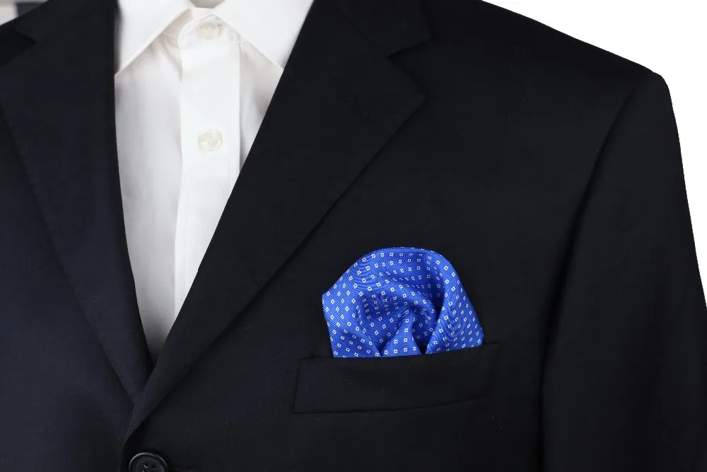 Tailor Smith чистого шелка платок с принтом новая мода в квадратные точки мужские