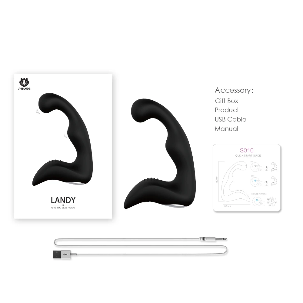 7 Частотный Силиконовый массаж простаты секс игрушки для мужчин перезаряжаемый