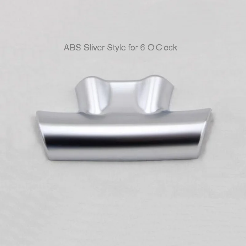 

Tonlinker 3.6.9 o'clock Steering Wheel Cover Stickers for Citroen C-Elysee 2014-19 Car styling 1/2 PCS ABS/Metal Cover sticker