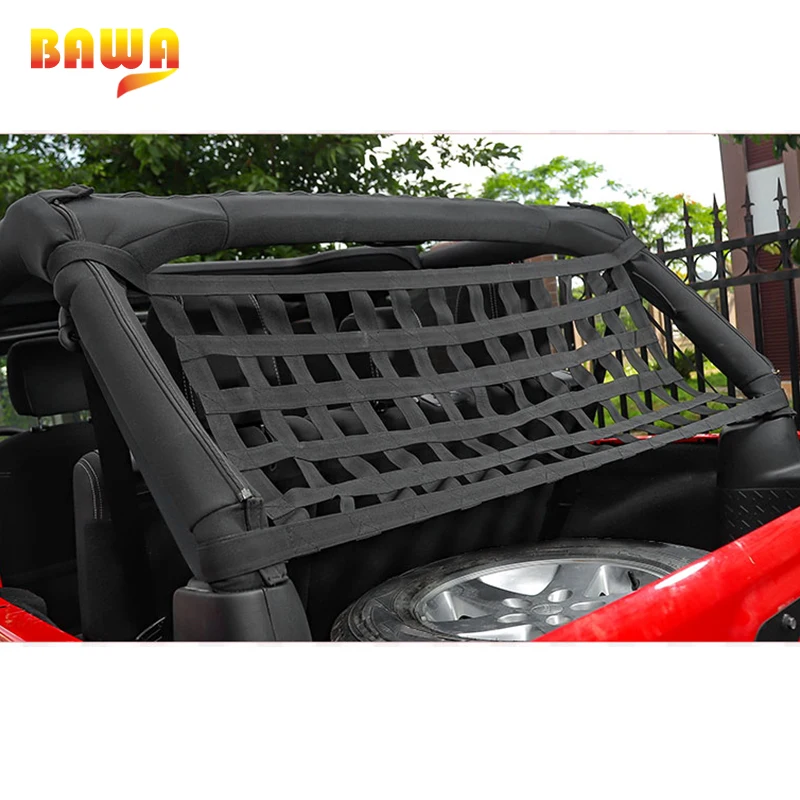 BAWA Авто крыши сетка для хранения Sunshafe Jeep Wrangler YJ TJ JK JKU JL JLU 1987 2019