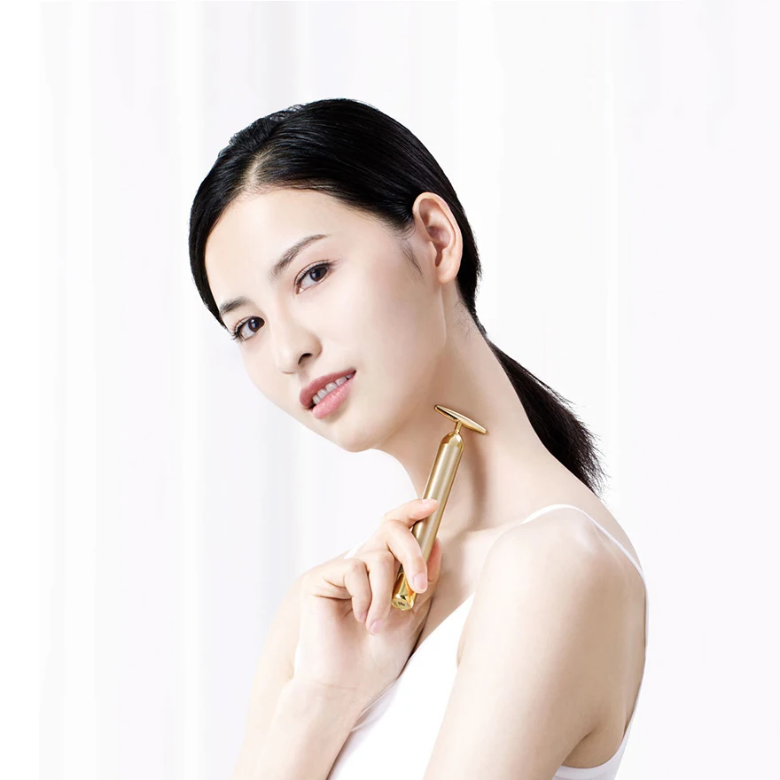 Xiaomi inFace Gold beauty Bar позолоченная Массажная головка для подтяжки лица ускоритель метаболизма Спа Портативный для улучшения отеков beauty Bar