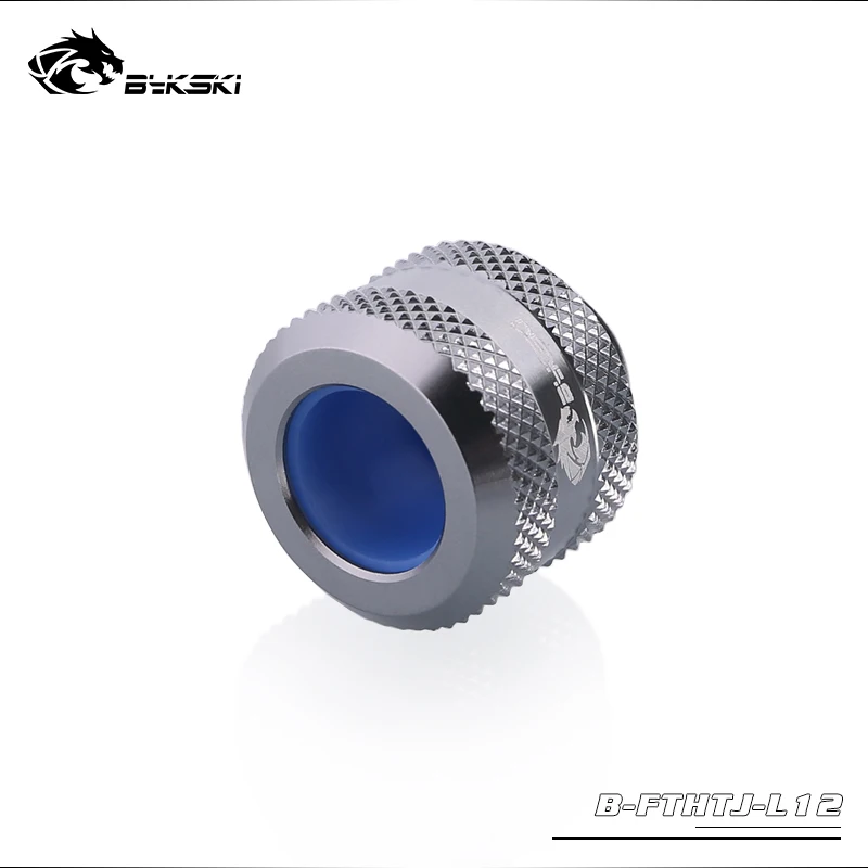 Bykski B-FTHTJ-L12, антиофф Тип жесткие трубки фитинги, для OD12mm жесткие трубки, Алмазный Узор, усиленный силикон - Цвет лезвия: Gun