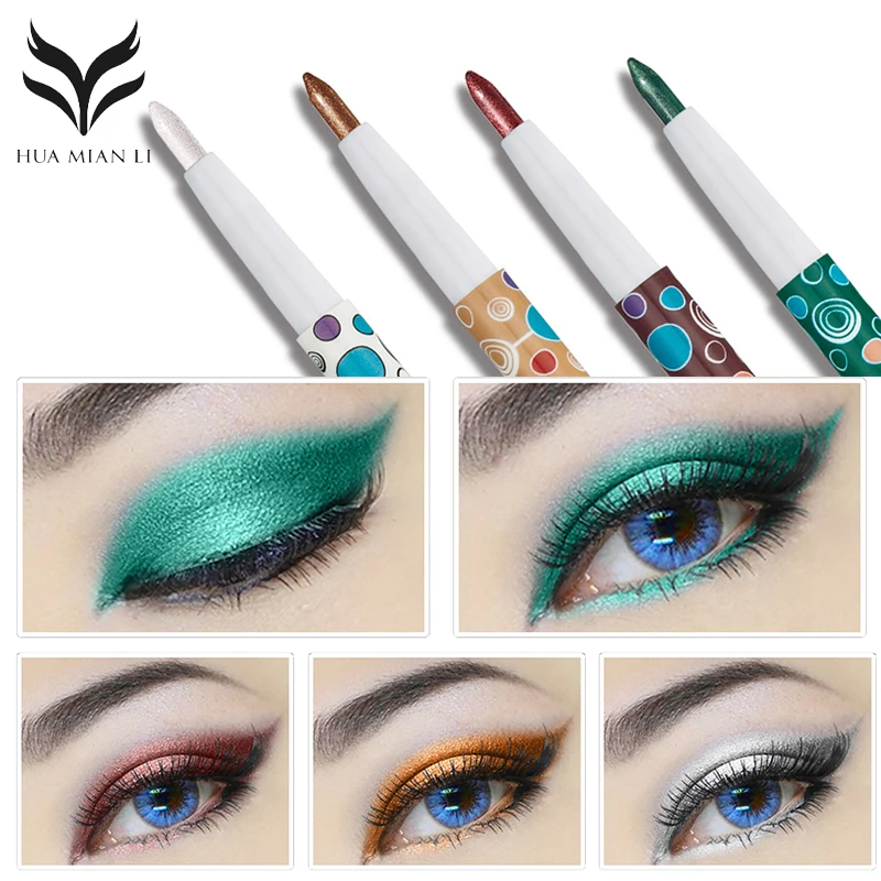 HUAMIANLI10 Colors Matte Waterproof Eye Shadow Pen Pearl Long Lasting Easy To Wear Fashion Makeup Cosmetics Tools |