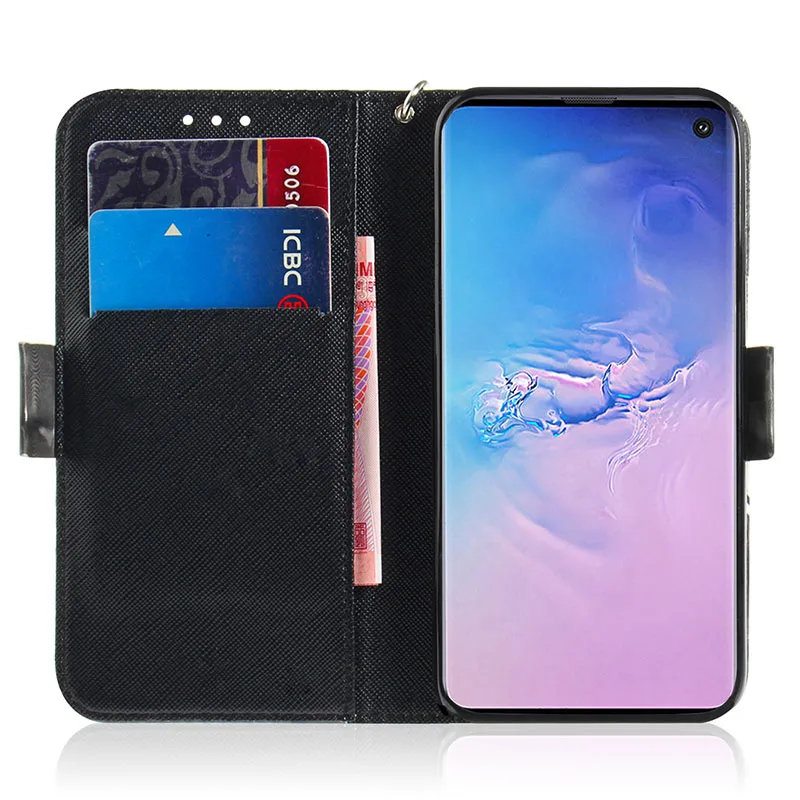 Флип для Samsung Galaxy S10 чехол телефона SM G973N G973F/DS G973U G977U Ретро сумка кошелек