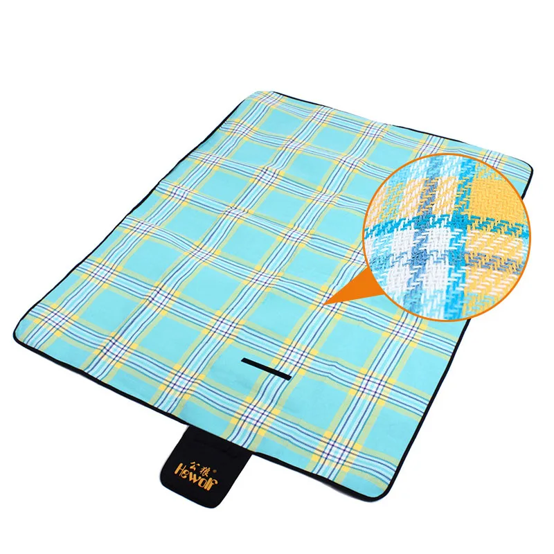 Портативный кашемировый пляжный коврик одеяло складывающееся на открытом