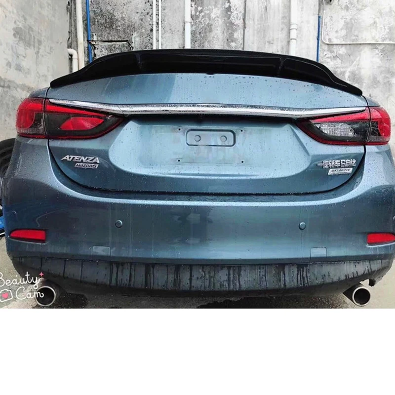 Спойлер из углеволокна для Mazda 6 ATENZA 14 15 16 17 18 задний спойлер Mazda 6 высококачественный задний крыло хвост автозапчасти