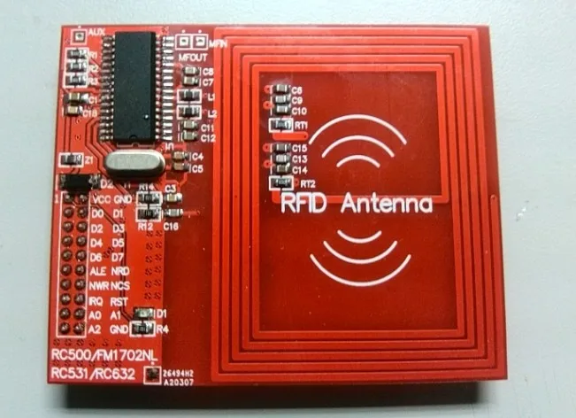 

Плата разработки для модуля RC632, плата обучения RFID, CLRC632, Радиочастотная Идентификация, считыватель карт MFRC632