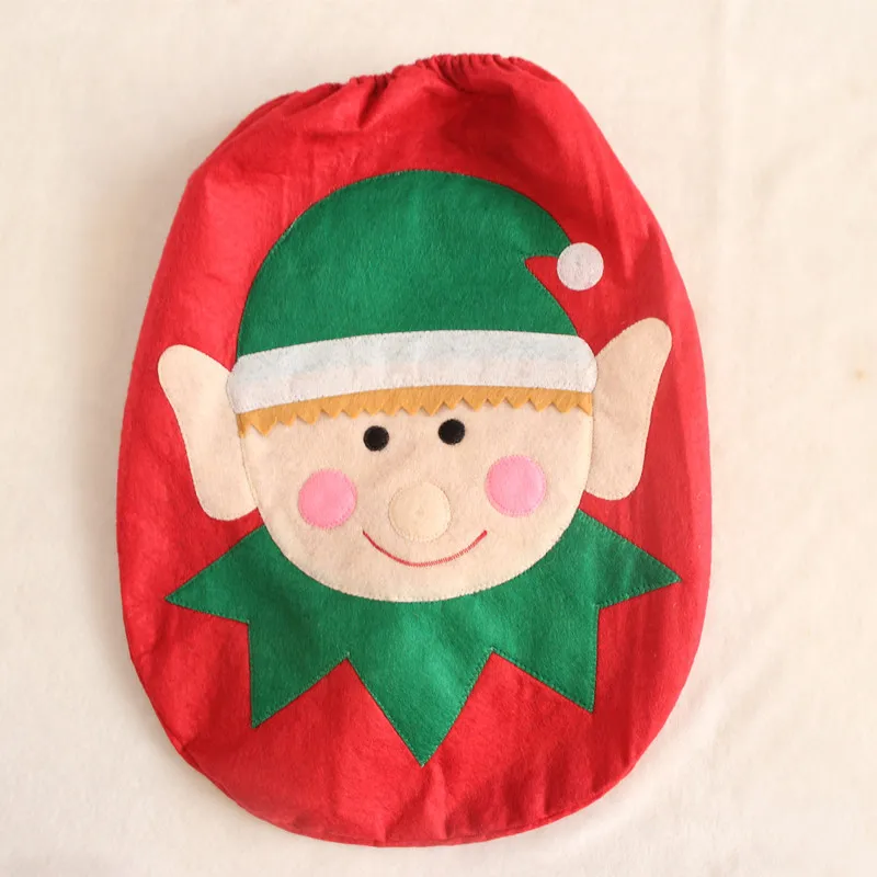 

Christmas Decoration Santa Claus Snowman Cover for Bathroom Decoration Christmas Decoration for home