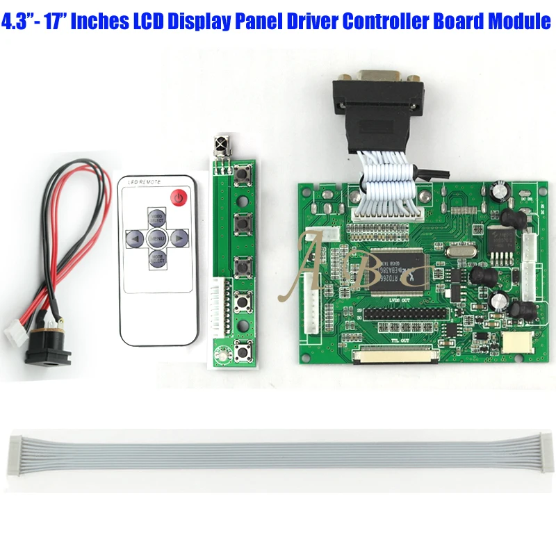 Плата контроллера VGA AV 50P TTL LVDS параллельный модуль + комплект удаленного монитора