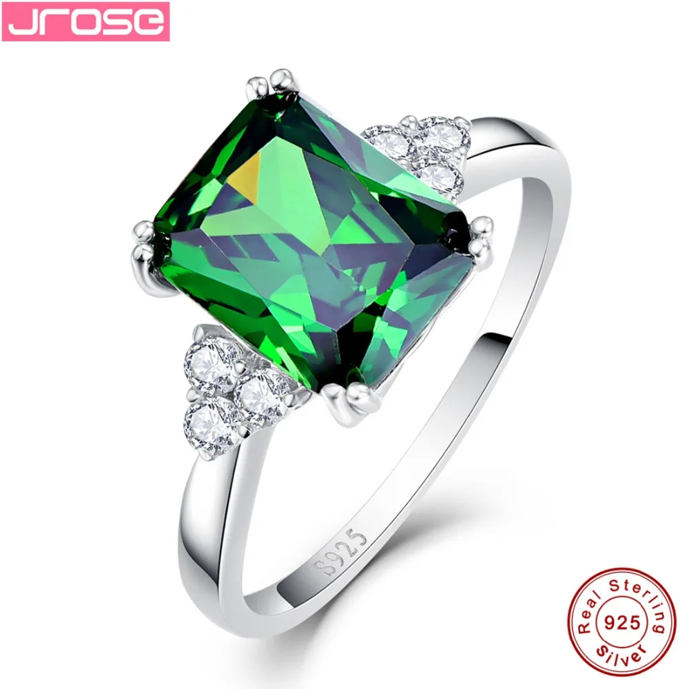 Jrose Purple Jewelery Ladies Engagement Wedding Anniversary 5.25ct White CZ Romantic Real 100% 925 Sterling Silver Rings Selling | Украшения