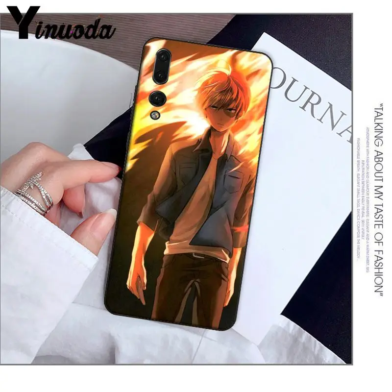 Yinuoda my hero academia Shoto Todoroki Soft Silicone black Phone Case for Haiwei P10 plus Honor 9 10 View Mate Coque Shell | Мобильные