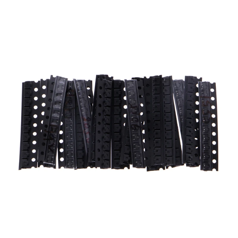 180 шт. 18 значений SMD транзистор набор SOT-23 2N2222 S9013 S9014 S9015 S9018 триодные транзисторы