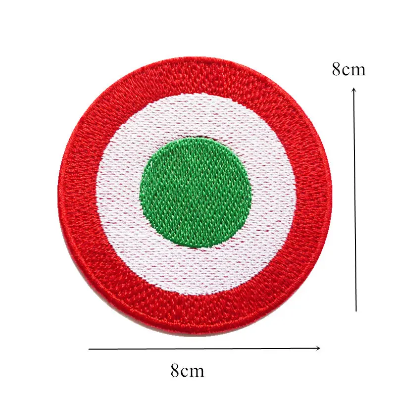 Вышитая футбольная нашивка 8 см значки с вышитыми мячом для сумок джинсов шляпы
