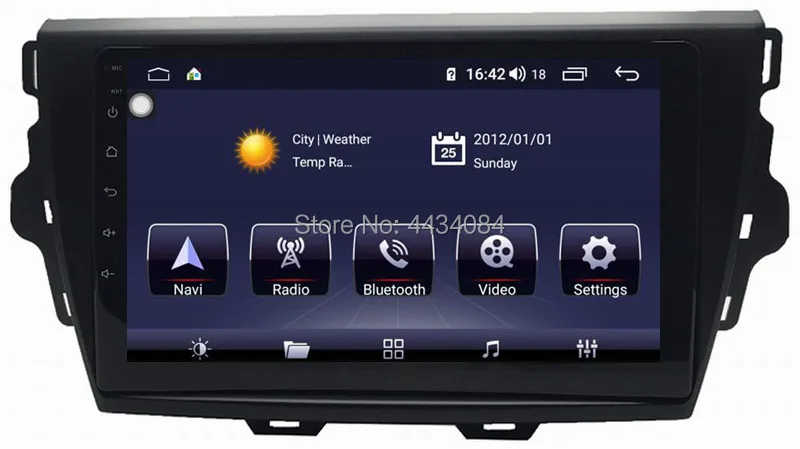 Ouchuangbo автомобильный видеомагнитофон с IPS экраном и GPS для Great Wall GMW C30 2013 2015
