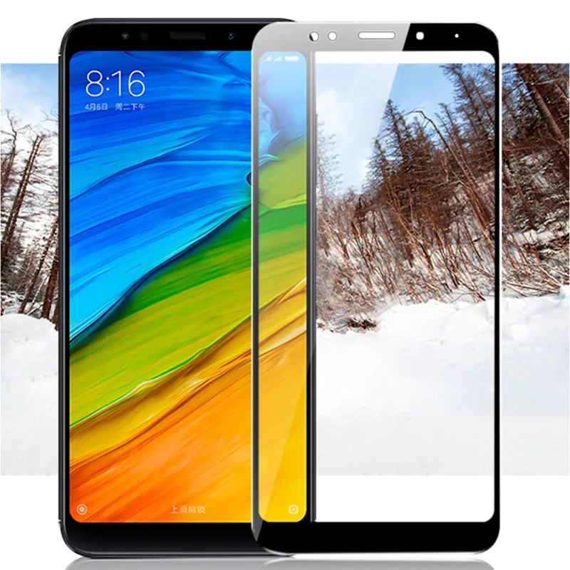 9D tempered glass for xiaomi redmi 5 redmi5 protective Glas on plus 5plus 9H Strong Hardness redmi5plus safety film glas | Мобильные