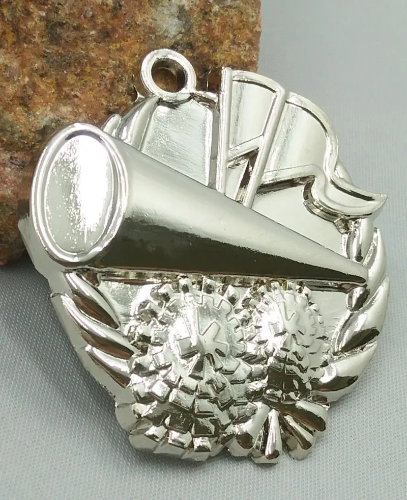 Металлическая медаль унисекс для школьных видов спорта золотого серебряного