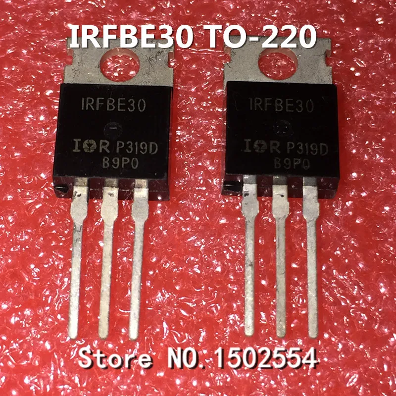 10 шт./лот IRFBE30PBF IRFBE30 TO 220 Field effect 800V4A| |