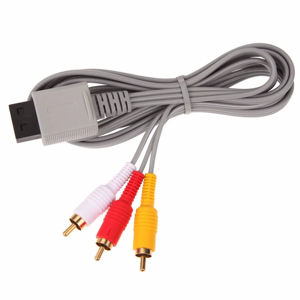 6 футов 1 8 м Аудио Видео AV композитный 3 RCA кабель для ТВ разъем Nintendo Wii|connectors for