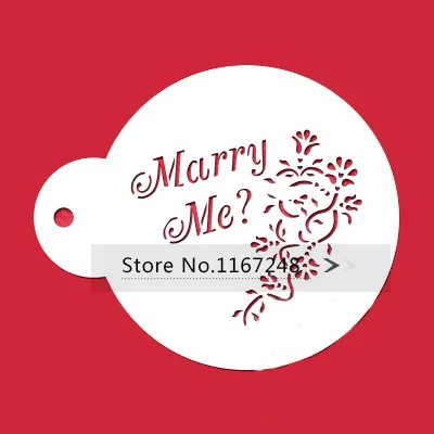 3pcs/lot Wedding Decoration Cookie Stencil Fondant Mould Pastry Tools For Coffee Cake | Дом и сад