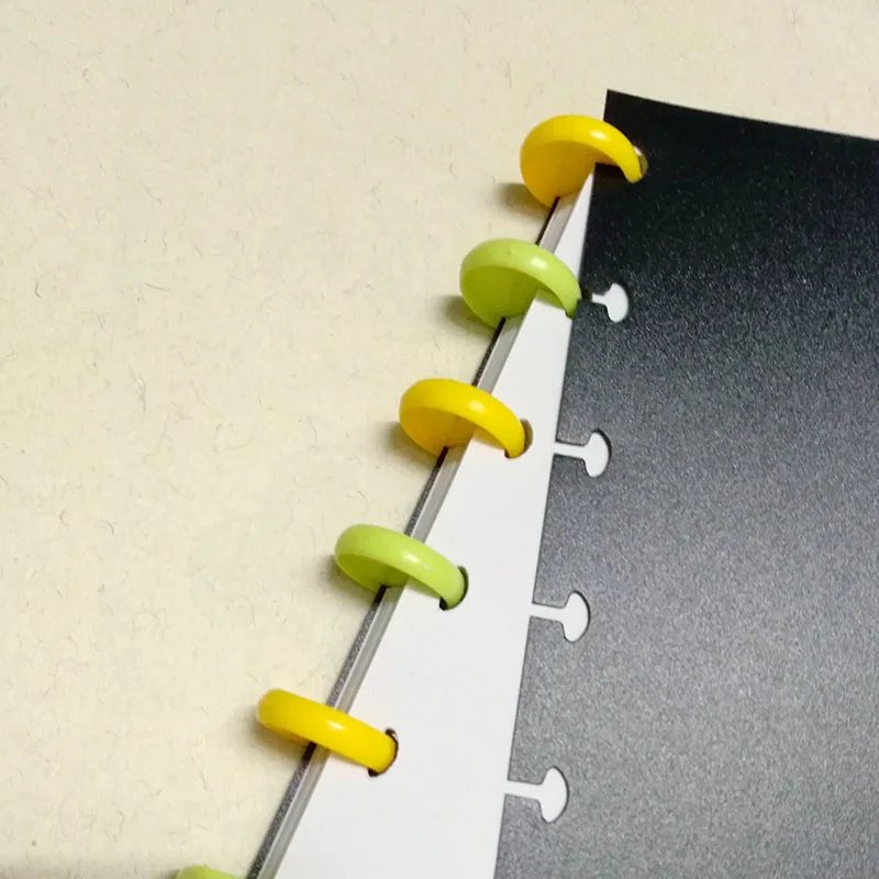 30 шт. пластиковые кольца с отверстием в виде гриба 18 мм 20 мм|loose leaf book binder|hinged binder