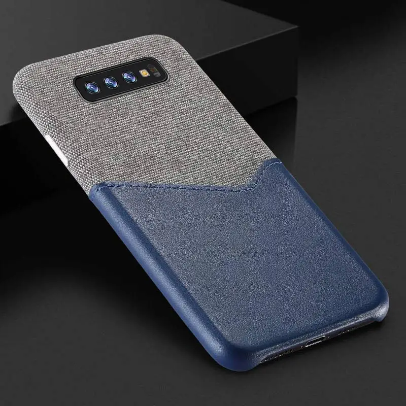 Подлинная Кожаный чехол для samsung galaxy s10 плюс Lite крышки с мягкая ткань тонкая