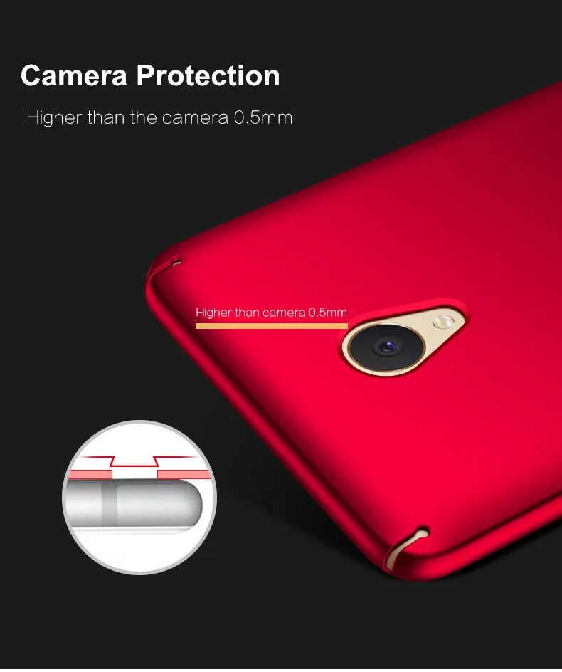 Capa for Meizu M5 Case Note Cover Matte Hard CaseThin Luxury on Coque Full | Мобильные телефоны и аксессуары