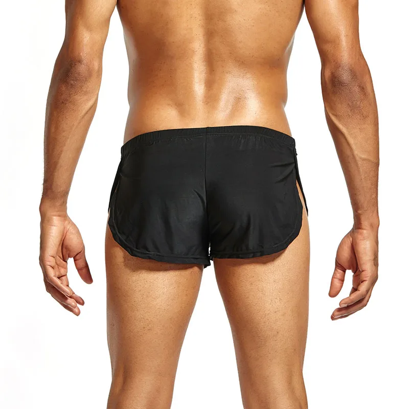 2019 Newly Hot Men Boxer Shorts Low Waist Breathable Casual Cool Solid Color Gift For Boyfriend Sport SMA66 | Мужская одежда
