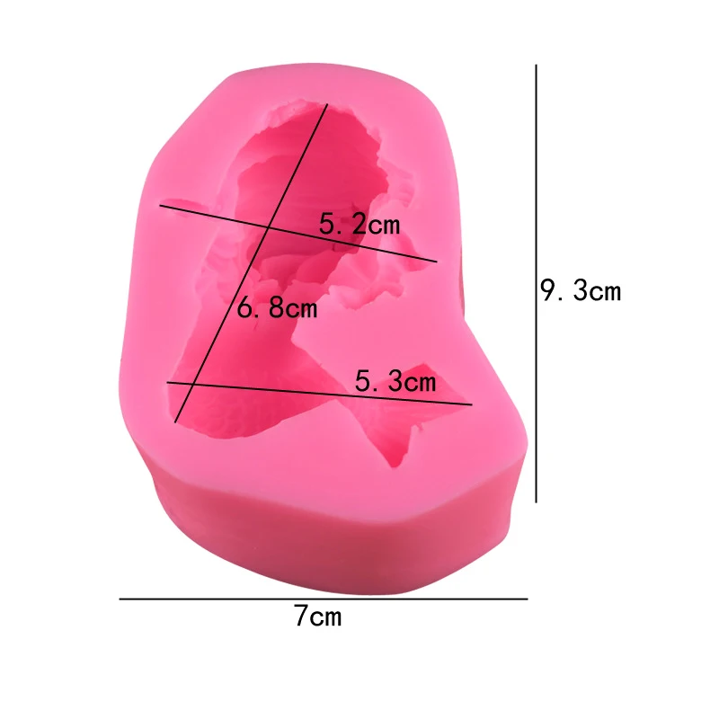 New 3D Sleeping Mermaid Cake Silicone Mold Soap DIY Chocolate Candy Fondant Baking Decorative Molds | Дом и сад