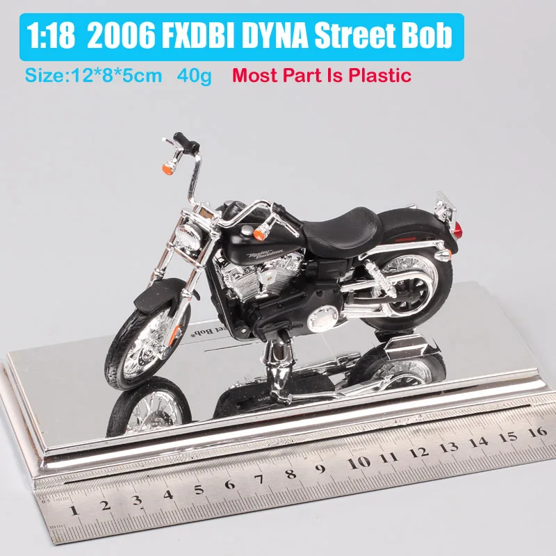 Коллекция 1/18 года модель Maisto 2006 FXDBI DYNA Street Bob Super Glide масштабная мотоцикла rcycle