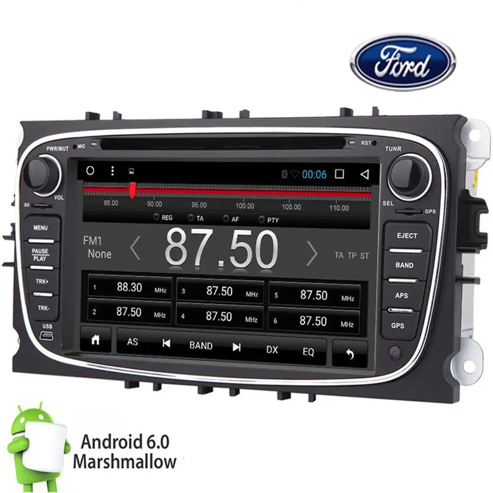 Автомобильный dvd плеер Android 6 0 в тире Стайлинг Doubel din gps навигатор радио DVR наклейки