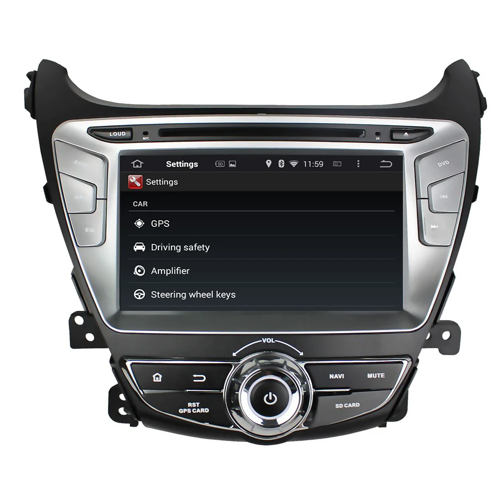 " in-dash автомобильный dvd-плеер на основе android с BT gps 3g wifi, автомобильный пк/мультимедиа головное устройство аудио/радио/стерео для hyundai Elantra