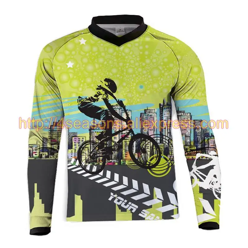 Mountain Bike Downhill DH MX RBX MTB Running Clothing Off-road Motocross Jersey for Men Long Sleeve Cycling XXS TO 5XL | Спорт и