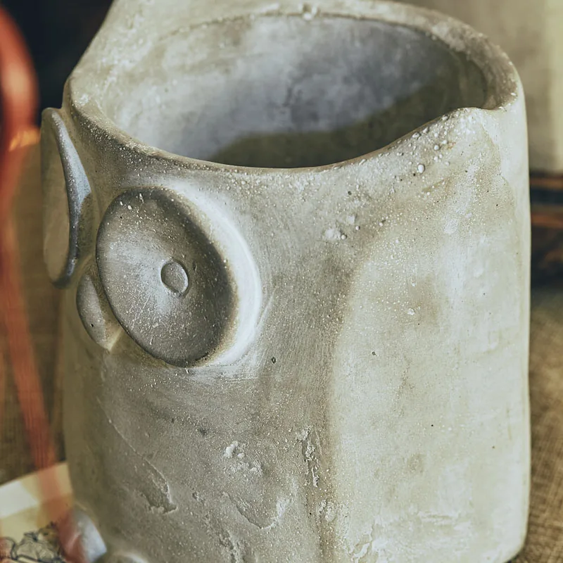 Рельефная форма из силикагеля в горшке для совы DIY креативное домашнее украшение