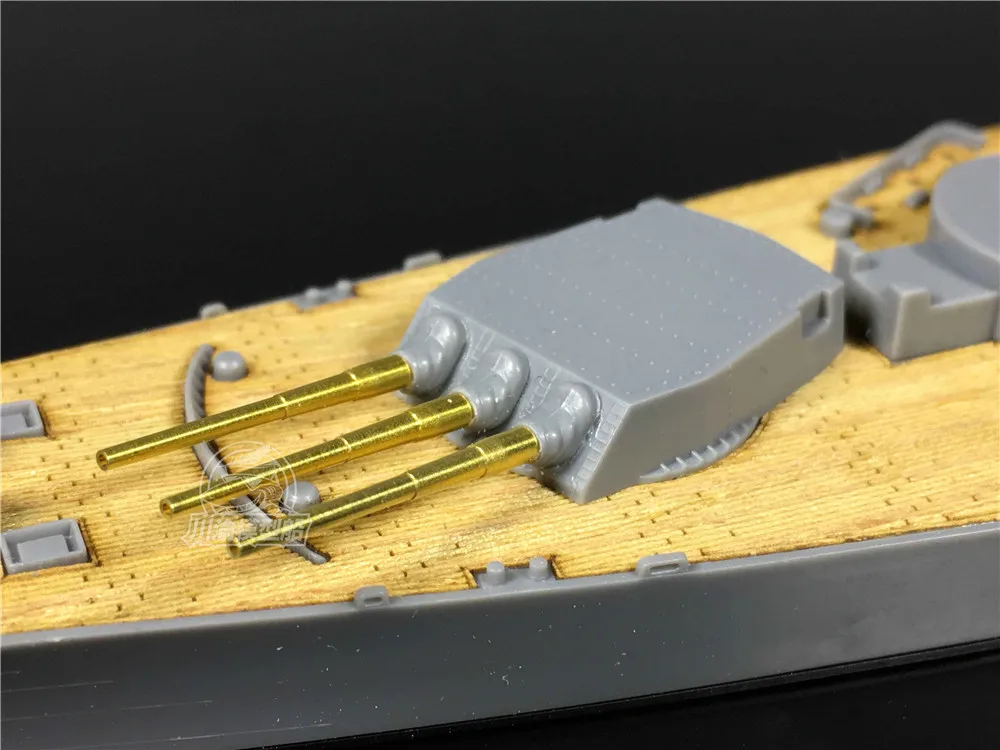 1/700 масштаб 406 мм 16 дюймов латунный корпус для Миссури Айова Новый Джерси модель