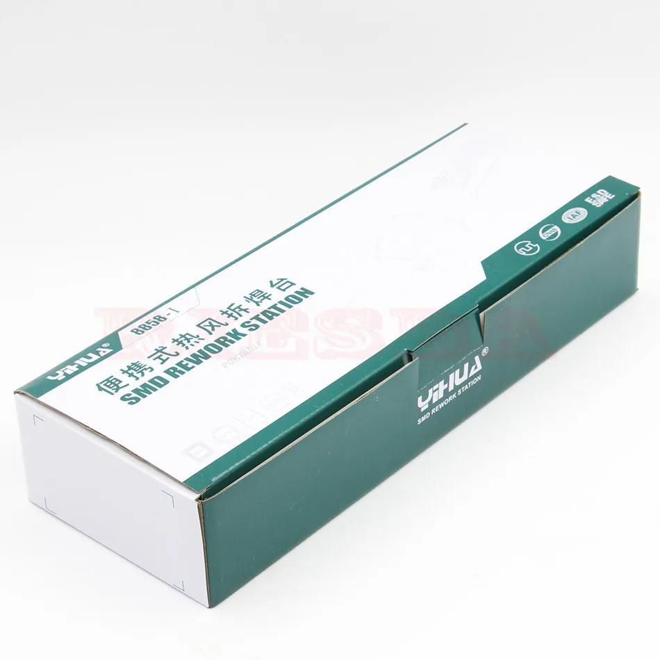 YIHUA 8858-I 8858 220 V/110 V EU/US 650W lcd Регулируемая электронная Тепловая фена паяльная станция IC SMD BGA