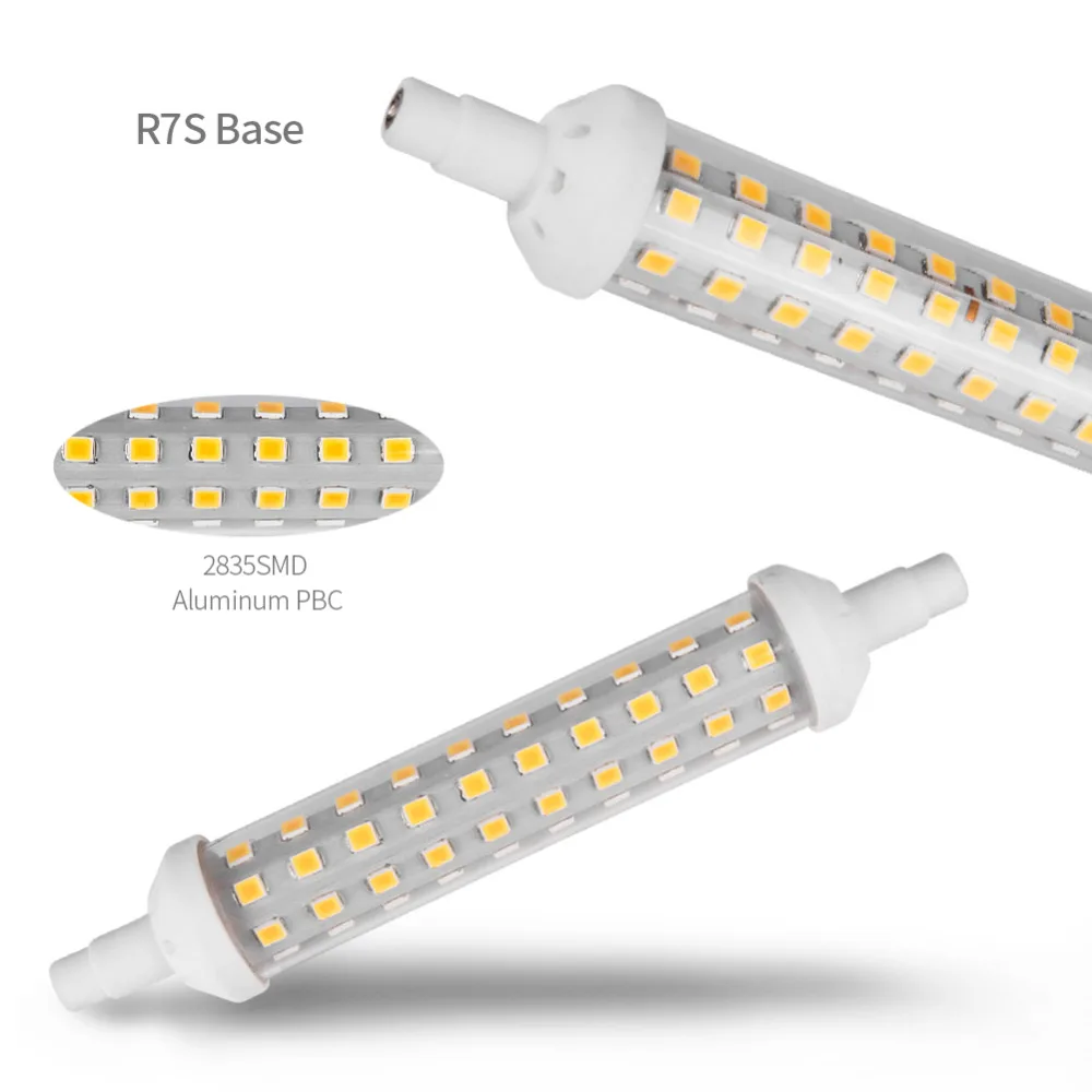 Диммируемая LED-лампа R7S J78 J118 SMD 2835 Corn Light 4W 6W 8W 9W, заменяющая галогенную лампу, 78 мм 118 мм Lampada AC 220V 110V on.