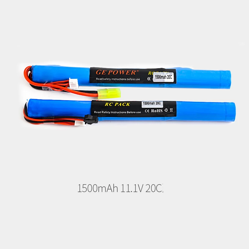 GE Мощность RC Lipo Батарея 11 1 В 1500 мАч 20C Акку мини Airsoft пистолет радиоуправляемая