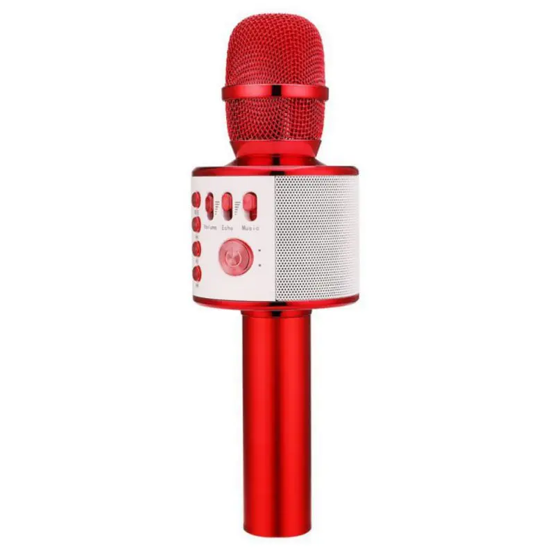 Professional K38 Handheld KTV Microphone Wireless Bluetooth Karaoke Home Mic Speaker Player Microphones With Carring Case S2 | Электроника
