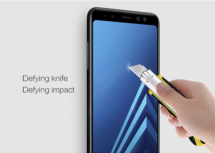 WeeYRN Защитное стекло для самсунга Galaxy A8 и A8+ 2018 (для Галакси А8/А8 Плюс )