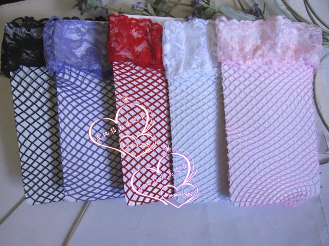 Чулки женские кружевные пикантные высокие колготки в сеточку трикотаж