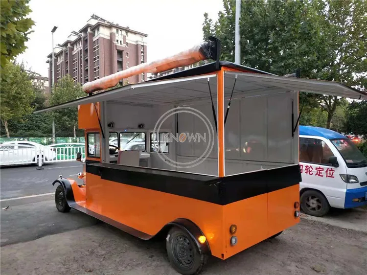 Big Nose Design продовольственный грузовик трейлер для фестиваля мобильный кухонный