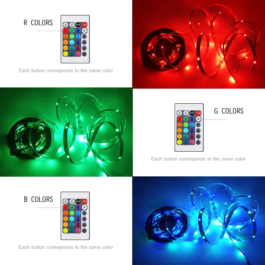 LPILY 2835 RGB Светодиодные ленты свет Водонепроницаемый светодио дный 5 м 10 15 20 SMD дома