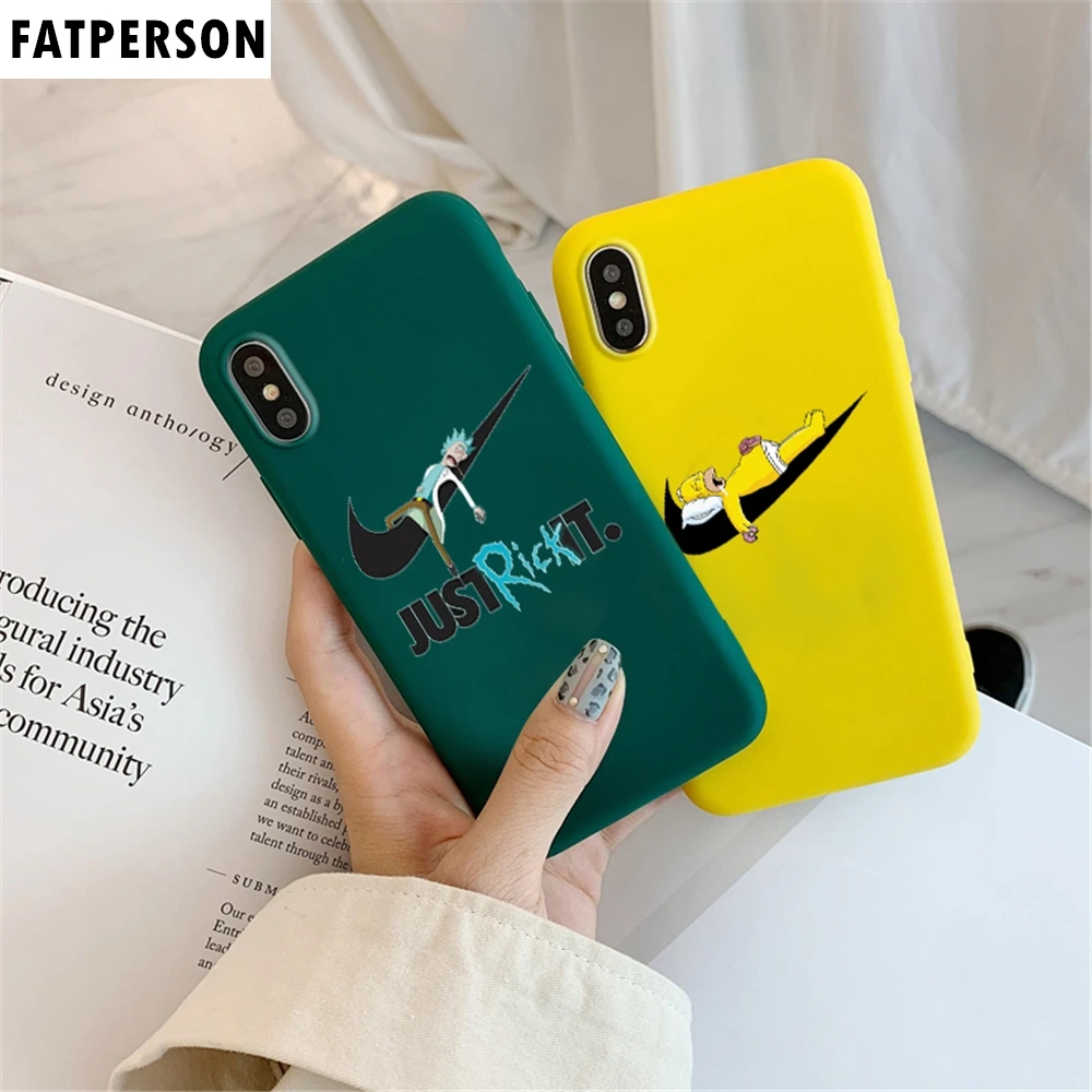 Забавные мультяшные яркие цвета мягкие ТПУ чехлы для телефонов iphone X 7 8 Plus 5 5S 6 S