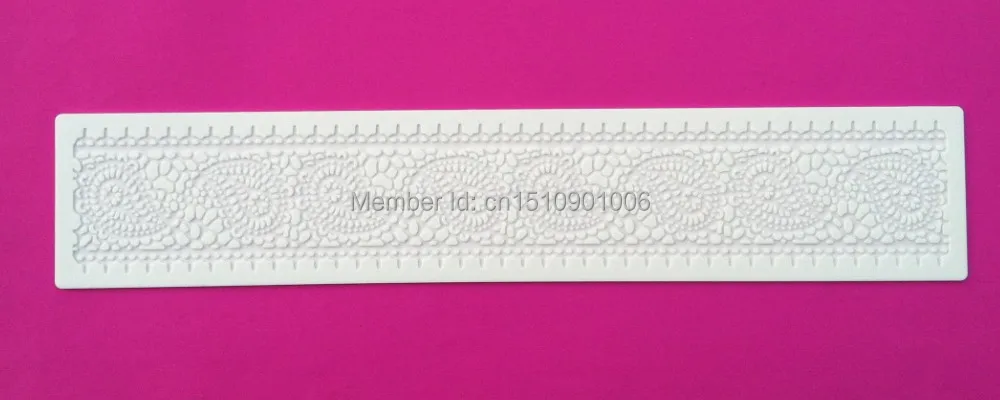 Food-grade de Silicone Esteira de Cozimento do Bolo Decoração do Bolo Molde de Silicone Atacado Lote Rendas Ct-5016 Retângulo 100% 10 Pçs –